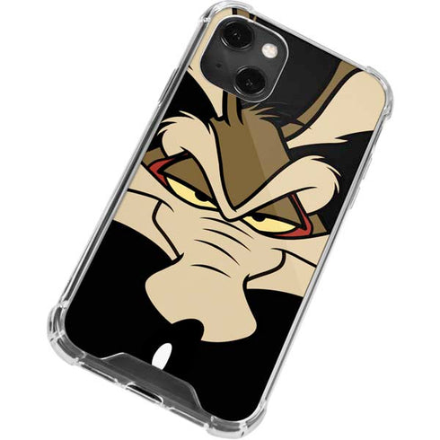 Looney Tunes Wile E. Coyote Smile iPhone 13 Mini Clear Case