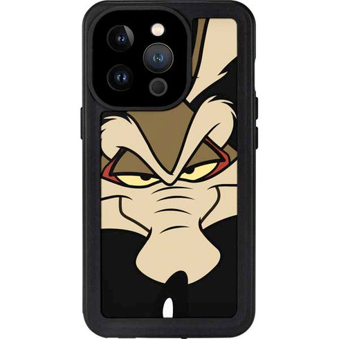 Looney Tunes Wile E. Coyote Smile iPhone 14 Pro Waterproof Case