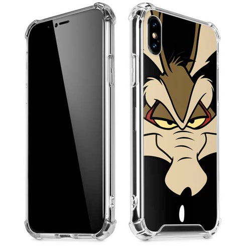 Looney Tunes Wile E. Coyote Smile iPhone XS Max Clear Case