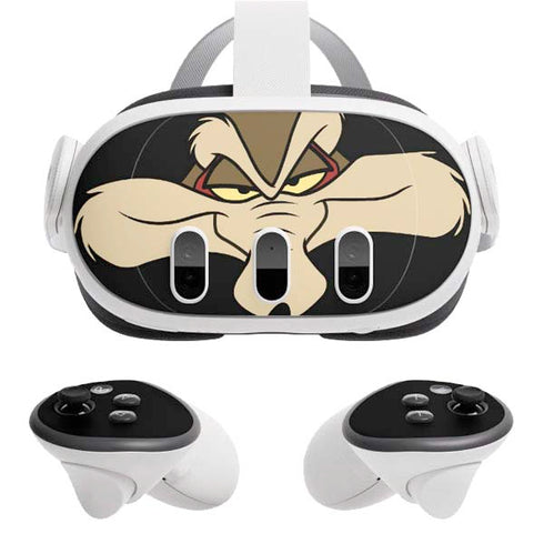 Looney Tunes Wile E. Coyote Smile Meta Quest 3 Skin