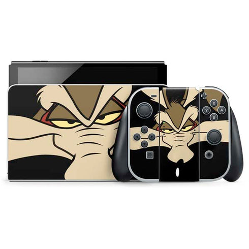 Looney Tunes Wile E. Coyote Smile Nintendo Switch OLED (2021) Skin
