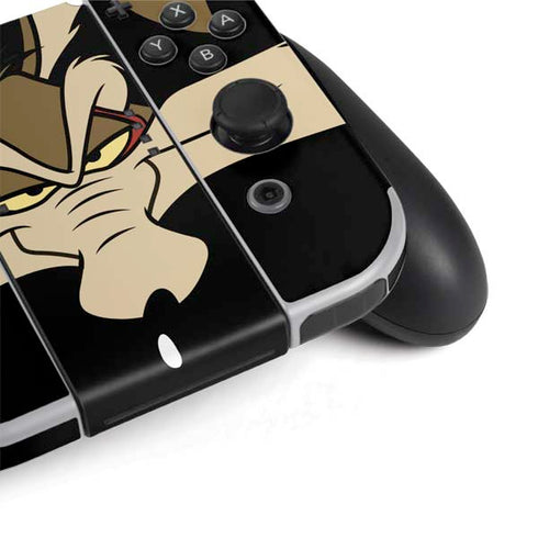 Looney Tunes Wile E. Coyote Smile Nintendo Switch OLED (2021) Skin