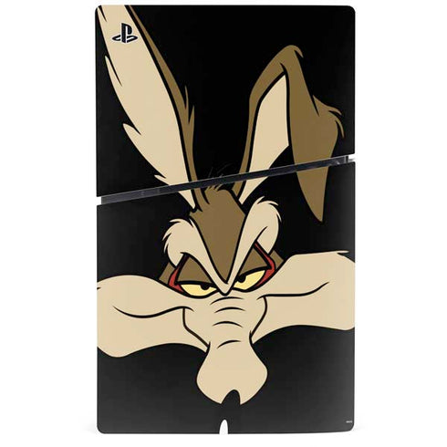 Looney Tunes Wile E. Coyote Smile PS5 Slim Disk Console Skin