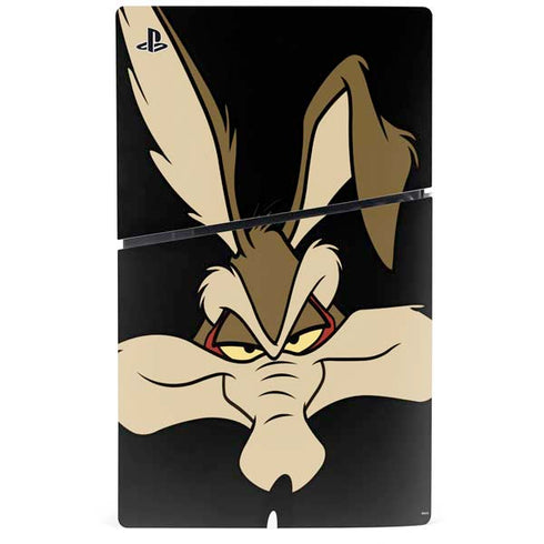 Looney Tunes Wile E. Coyote Smile PS5 Slim Digital Edition Console Skin