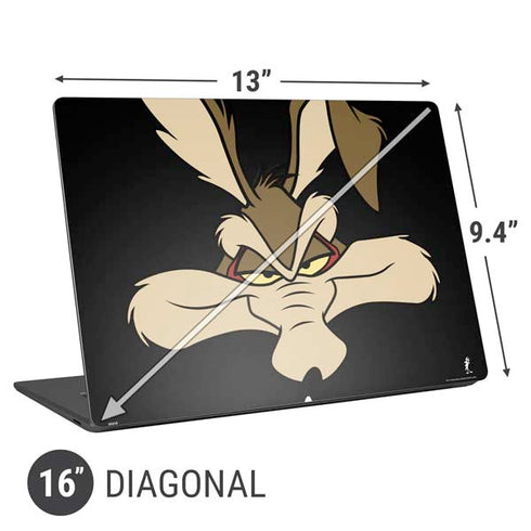 Looney Tunes Wile E. Coyote Smile Universal Laptop 16in (13 x 9.4in) Skin