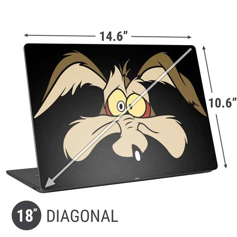 Looney Tunes Wile E. Coyote Universal Laptop 18in (14.6 x 10.6in) Skin