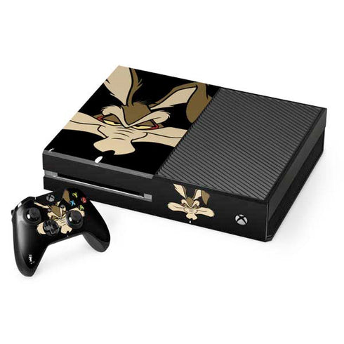 Looney Tunes Wile E. Coyote Smile Xbox One Console and Controller Bundle Skin