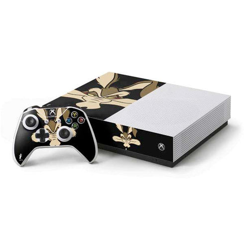 Looney Tunes Wile E. Coyote Smile Xbox One S All-Digital Edition Bundle Skin