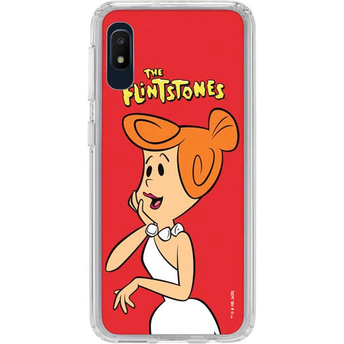 The Flinstones Wilma Flintstone Galaxy A10e Clear Case