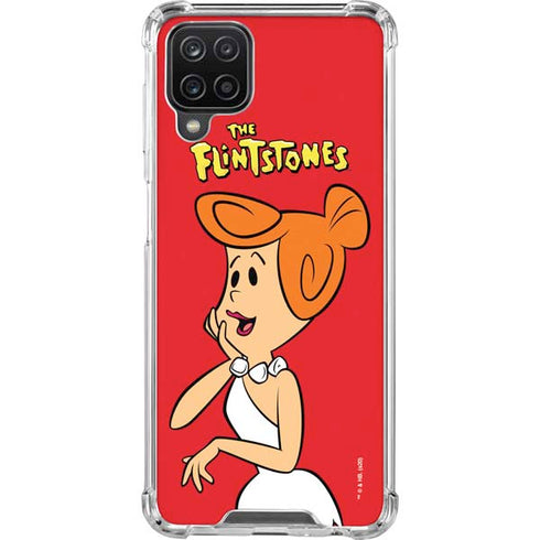 The Flinstones Wilma Flintstone Galaxy A12 Clear Case