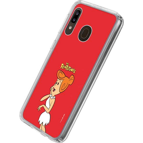 The Flinstones Wilma Flintstone Galaxy A20 Clear Case