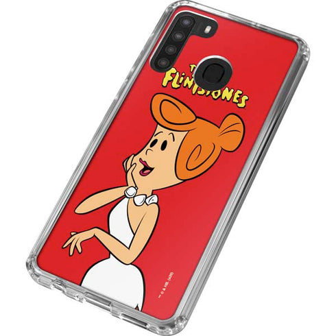 The Flinstones Wilma Flintstone Galaxy A21 Clear Case