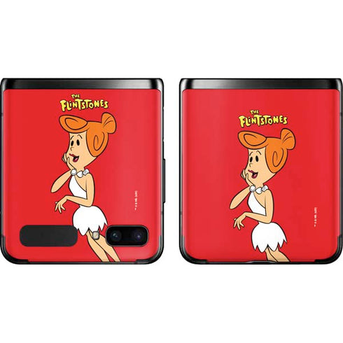 The Flinstones Wilma Flintstone Galaxy Z Flip Skin