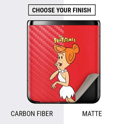 The Flinstones Wilma Flintstone Galaxy Z Flip Skin