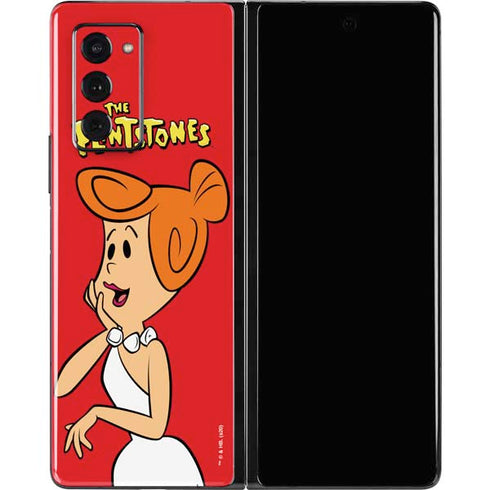 The Flinstones Wilma Flintstone Galaxy Z Fold2 5G Skin