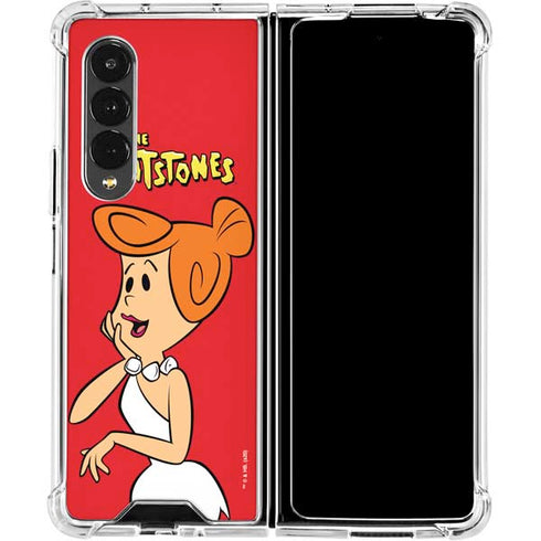 The Flinstones Wilma Flintstone Galaxy Z Fold4 5G Clear Case