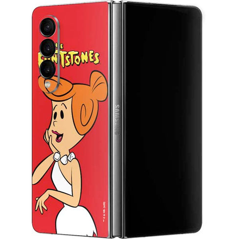 The Flinstones Wilma Flintstone Galaxy Z Fold4 5G Skin