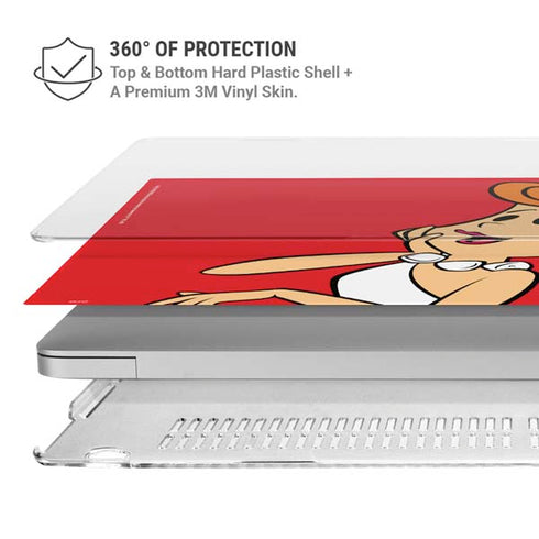 The Flinstones Wilma Flintstone MacBook Pro 16in (2019-20) Case plus Skin