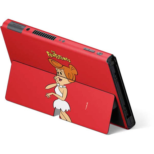 The Flinstones Wilma Flintstone Nintendo Switch OLED (2021) Skin