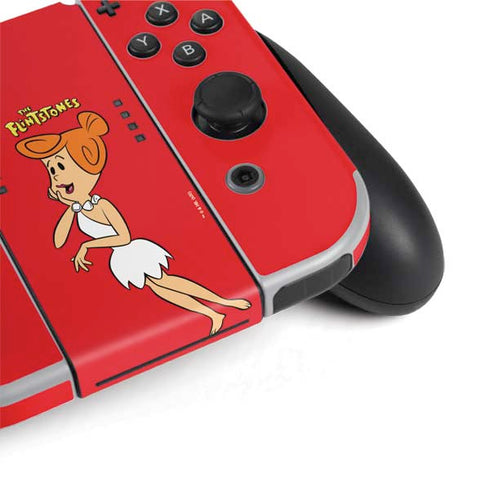 The Flinstones Wilma Flintstone Nintendo Switch OLED (2021) Skin