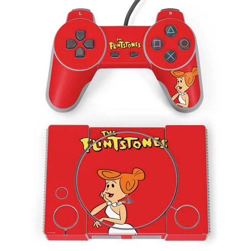 The Flinstones Wilma Flintstone PlayStation Classic Bundle Skin