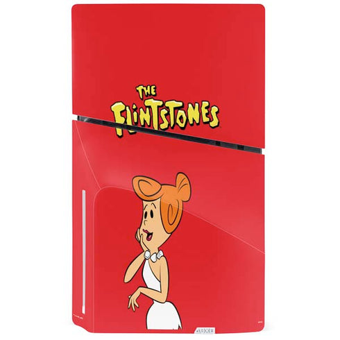 The Flinstones Wilma Flintstone PS5 Slim Disk Console Skin