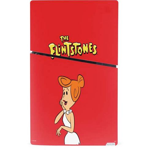 The Flinstones Wilma Flintstone PS5 Slim Digital Edition Bundle Skin