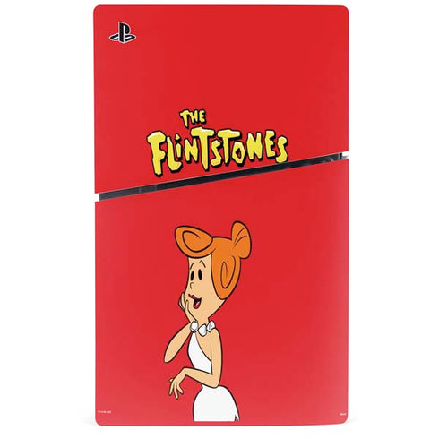 The Flinstones Wilma Flintstone PS5 Slim Digital Edition Console Skin
