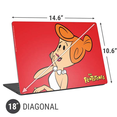 The Flinstones Wilma Flintstone Universal Laptop 18in (14.6 x 10.6in) Skin