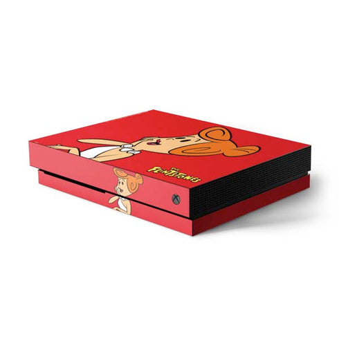 The Flinstones Wilma Flintstone Xbox One X Console Skin
