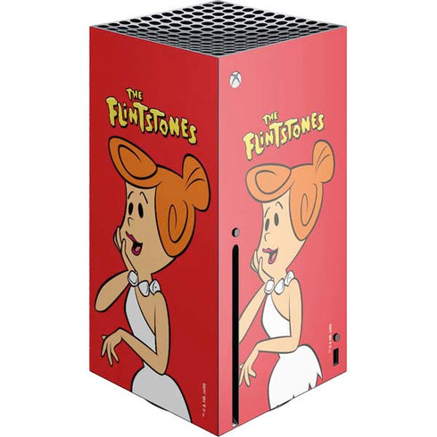 The Flinstones Wilma Flintstone Xbox Series X Console Skin