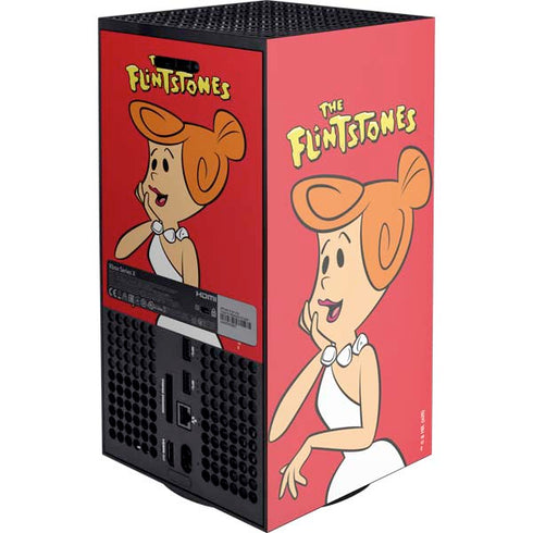 The Flinstones Wilma Flintstone Xbox Series X Console Skin
