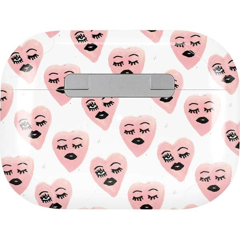 Bouffants and Broken Hearts Winking Hearts Apple AirPods Pro Skin