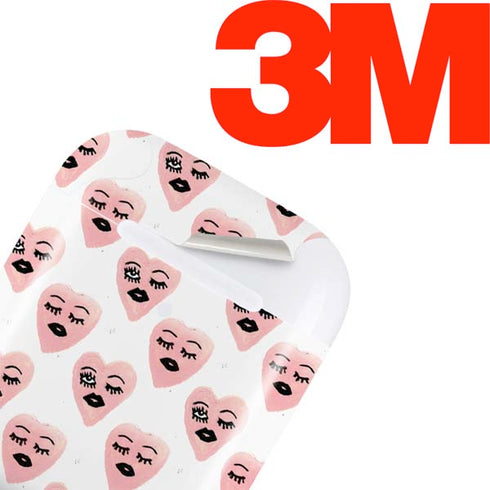 Bouffants and Broken Hearts Winking Hearts Apple AirPods Skin