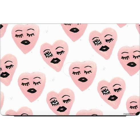 Bouffants and Broken Hearts Winking Hearts Dell Vostro Skin
