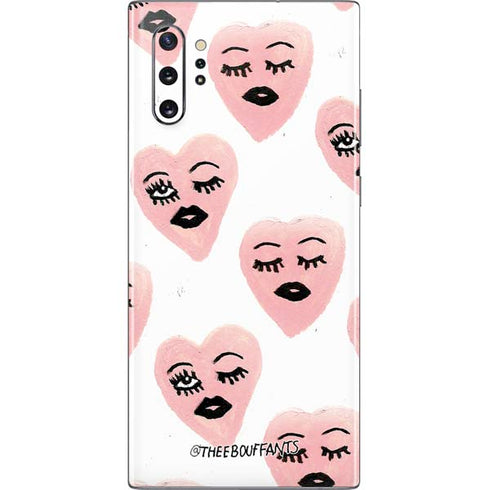 Bouffants and Broken Hearts Winking Hearts Galaxy Note 10 Plus Skin