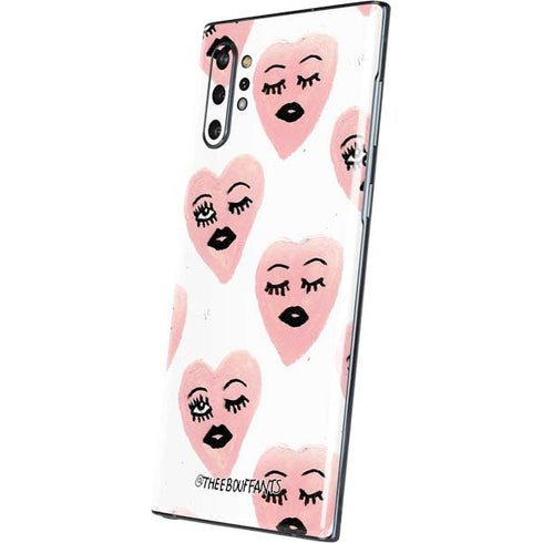 Bouffants and Broken Hearts Winking Hearts Galaxy Note 10 Plus Skin