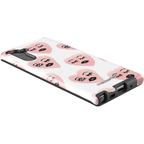 Bouffants and Broken Hearts Winking Hearts Galaxy Note 10 Pro Case