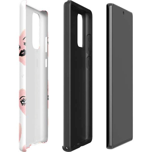 Bouffants and Broken Hearts Winking Hearts Galaxy Note20 5G Pro Case