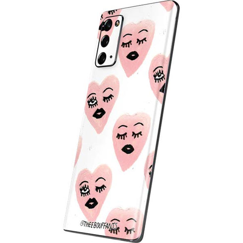 Bouffants and Broken Hearts Winking Hearts Galaxy Note20 5G Skin