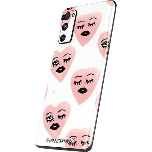 Bouffants and Broken Hearts Winking Hearts Galaxy S20 Fan Edition Skin