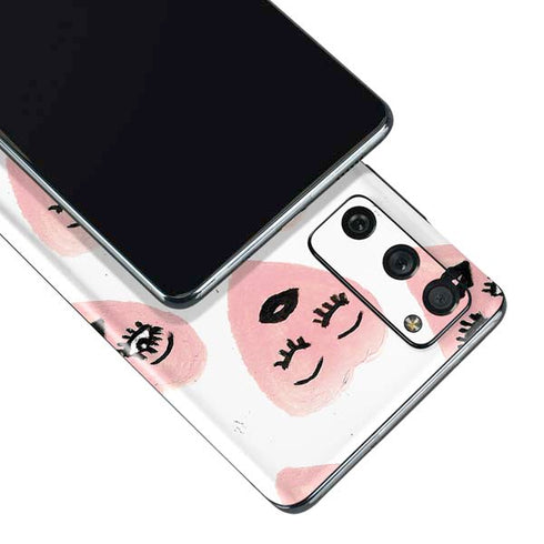 Bouffants and Broken Hearts Winking Hearts Galaxy S20 Fan Edition Skin