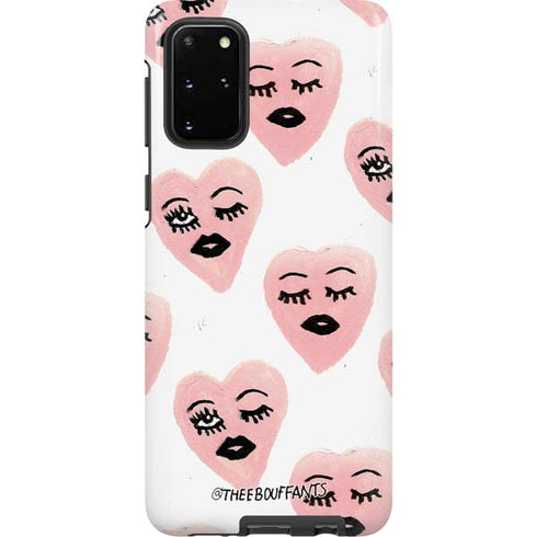 Bouffants and Broken Hearts Winking Hearts Galaxy S20 Plus Pro Case