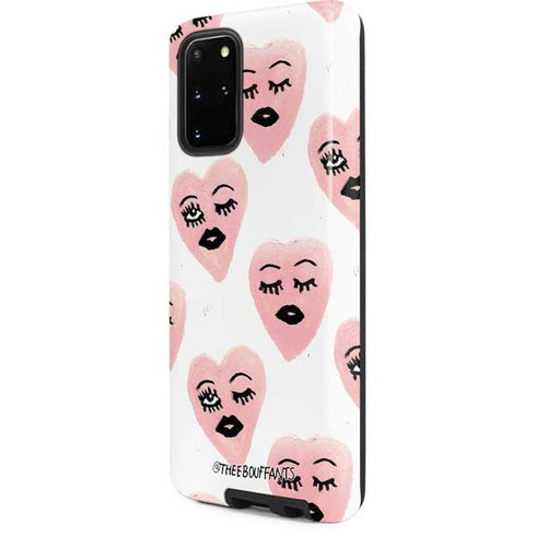 Bouffants and Broken Hearts Winking Hearts Galaxy S20 Plus Pro Case