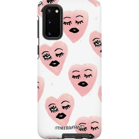 Bouffants and Broken Hearts Winking Hearts Galaxy S20 Pro Case