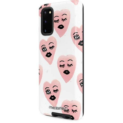 Bouffants and Broken Hearts Winking Hearts Galaxy S20 Pro Case