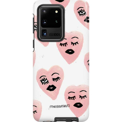 Bouffants and Broken Hearts Winking Hearts Galaxy S20 Ultra 5G Pro Case