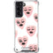 Bouffants and Broken Hearts Winking Hearts Galaxy S21 5G Clear Case