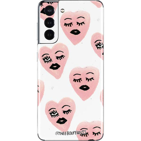 Bouffants and Broken Hearts Winking Hearts Galaxy S21 5G Skin