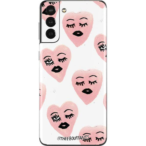 Bouffants and Broken Hearts Winking Hearts Galaxy S21 Plus 5G Skin
